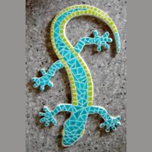 DIY Coffret création Kit mosaïque 'Lézard turquoise'